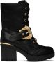 Versace Jeans Couture Black Mia Baroque Boots - Thumbnail 1