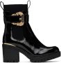 Versace Jeans Couture Black Mia Buckle Ankle Boots - Thumbnail 1