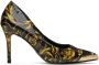 Versace Jeans Couture Black Regalia Baroque Pumps - Thumbnail 1