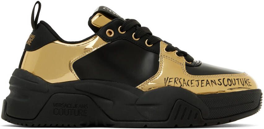 Versace Jeans Couture Black Speedtrack Sneakers