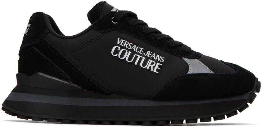 Versace Jeans Couture Black Speedtrack Sneakers