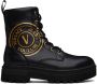 Versace Jeans Couture Black Syrius Boots - Thumbnail 1