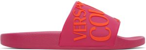 Versace Jeans Couture Pink Fondo Slides