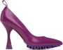 Versace Jeans Couture Purple Flair Heels - Thumbnail 1