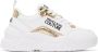 Versace Jeans Couture White & Gold Stargaze Sneakers - Thumbnail 1