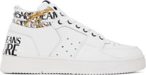 Versace Jeans Couture White Starlight High Sneakers