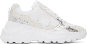 Versace Jeans Couture White V-Emblem Speedtrack Low-Top Sneakers