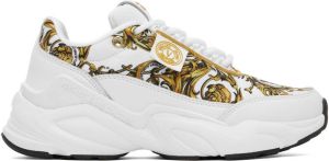 Versace Jeans Couture White Wave Sneakers