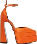 Versace Orange Aevitas Heels - Thumbnail 1