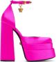 Versace Pink Aevitas Platform Heels - Thumbnail 1