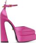 Versace Pink Aevitas Platform Heels - Thumbnail 1