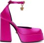 Versace Pink Medusa Aevitas Platform Heels - Thumbnail 1