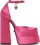 Versace Pink Medusa Aevitas Platform Heels - Thumbnail 5