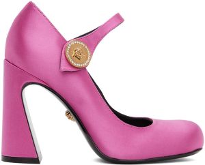 Versace Pink Medusa Heels