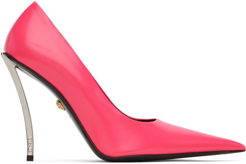 Versace Pink Pin-Point Heels