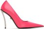 Versace Pink Pin-Point Heels - Thumbnail 1