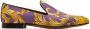 Versace Purple & Gold Barocco Goddess Slippers - Thumbnail 1