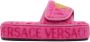 Versace Underwear Pink Medusa Platform Slippers - Thumbnail 1