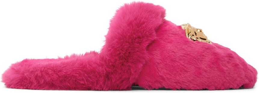 Versace Underwear Pink Palazzo Slippers