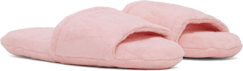 Versace Underwear Pink Jacquard Slippers - Picture 4
