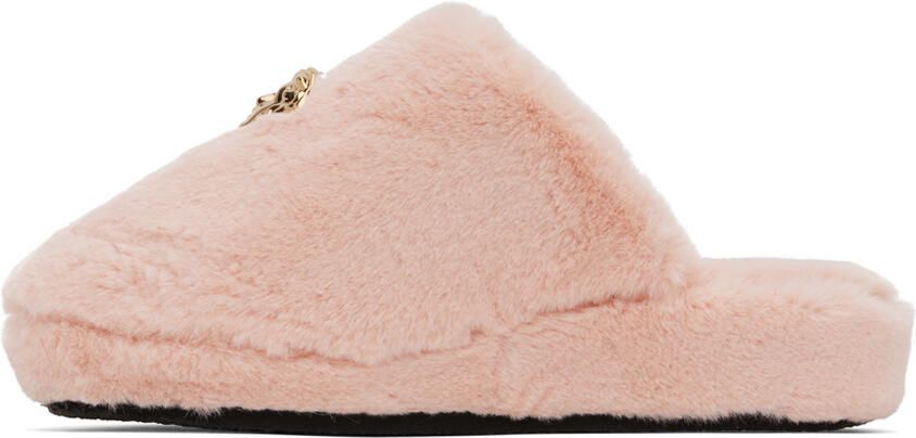 Versace Underwear Pink 'La Medusa' Slippers - Picture 3