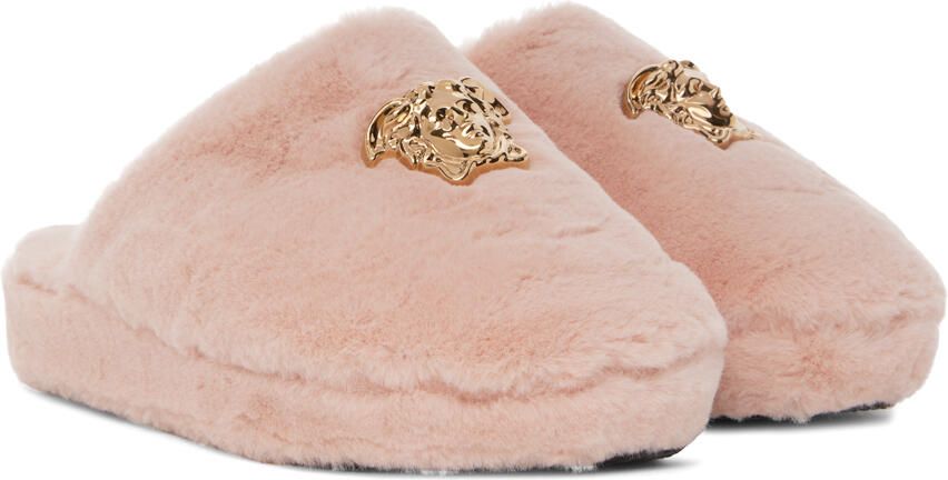 Versace Underwear Pink 'La Medusa' Slippers - Picture 2