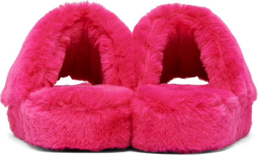 Versace Underwear Pink Medusa Slippers