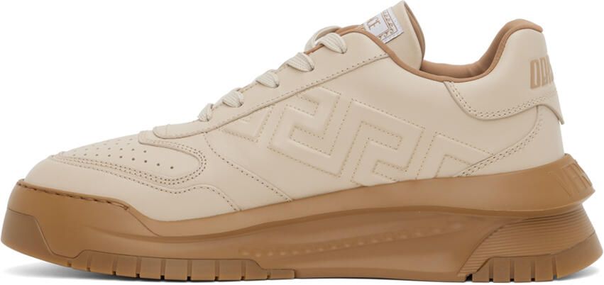 Versace Beige Greca Odissea Sneakers - Picture 3