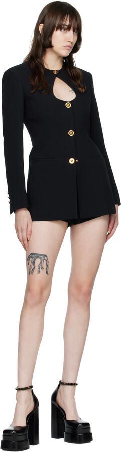 Versace Black Aevitas Platform Heels - Picture 4