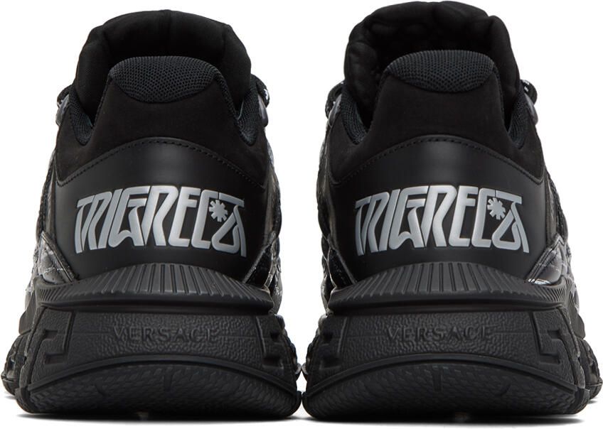 Versace Black & Silver Trigreca Sneakers