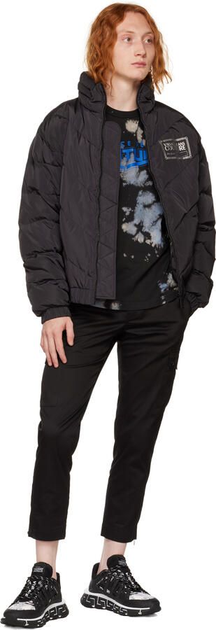 Versace Black & White Trigreca Sneakers - Picture 4