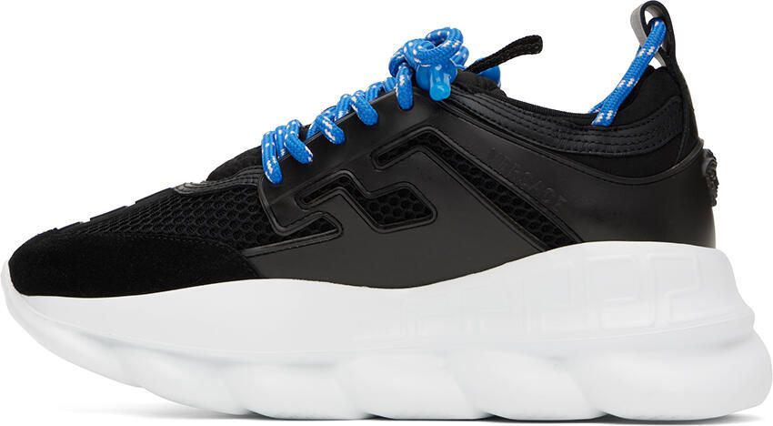 Versace Black Chain Reaction Sneakers - Picture 3