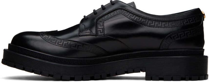 Versace Black Greca Derbys - Picture 3