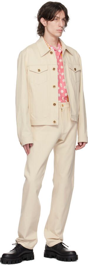 Versace Black Greek Key Derbys - Picture 4