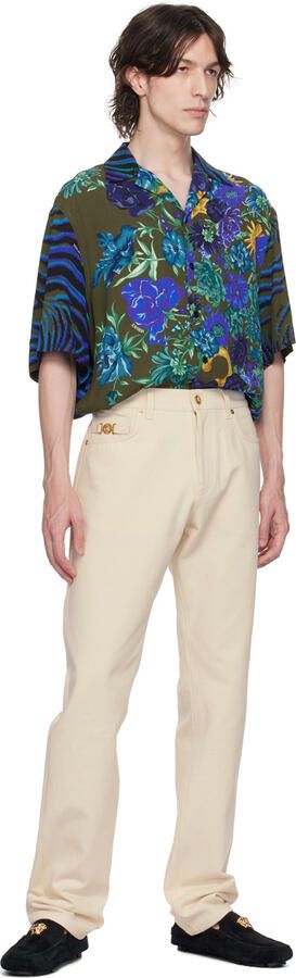 Versace Black 'La Medusa' Loafers - Picture 5