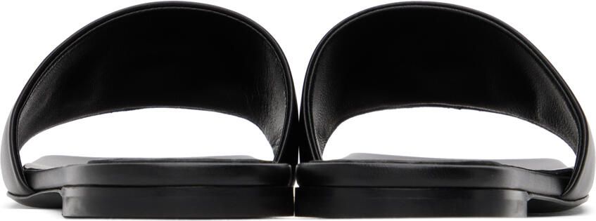 Versace Black 'La Medusa' Sandals