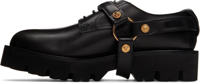 Versace Black Medusa Biggie Derbys - Picture 3