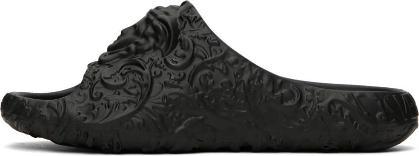 Versace Black Medusa Dimension Slides - Picture 4