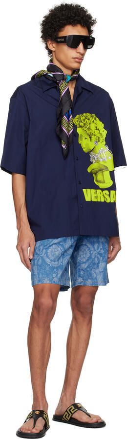 Versace Black Medusa Greca Sandals - Picture 3