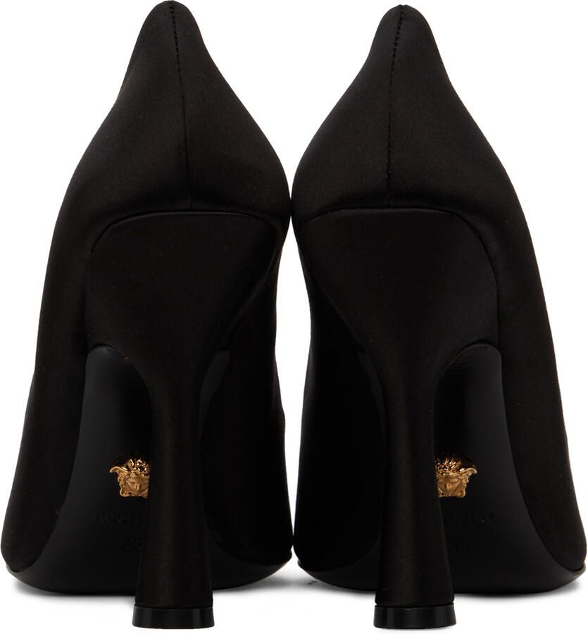 Versace Black Medusa Heels
