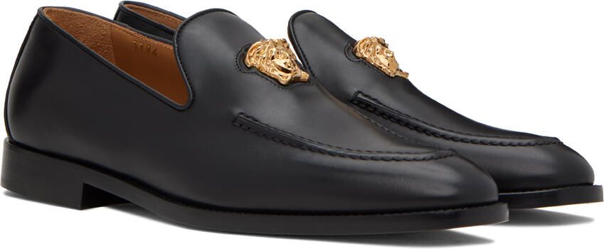 Versace Black Medusa Loafers - Picture 2