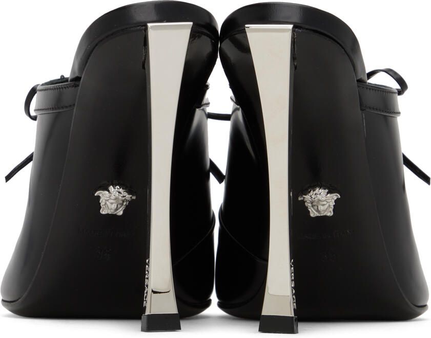 Versace Black Pin-Point Heels