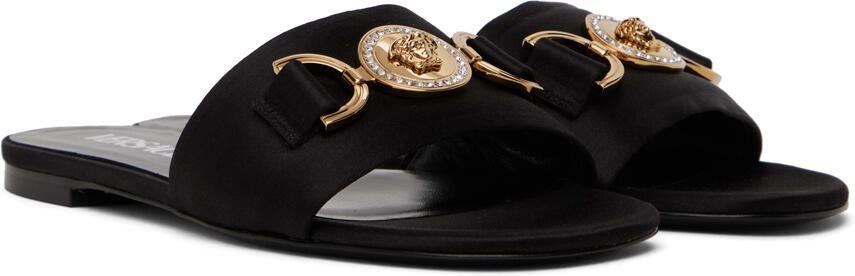 Versace Black Medusa Sandals - Picture 5