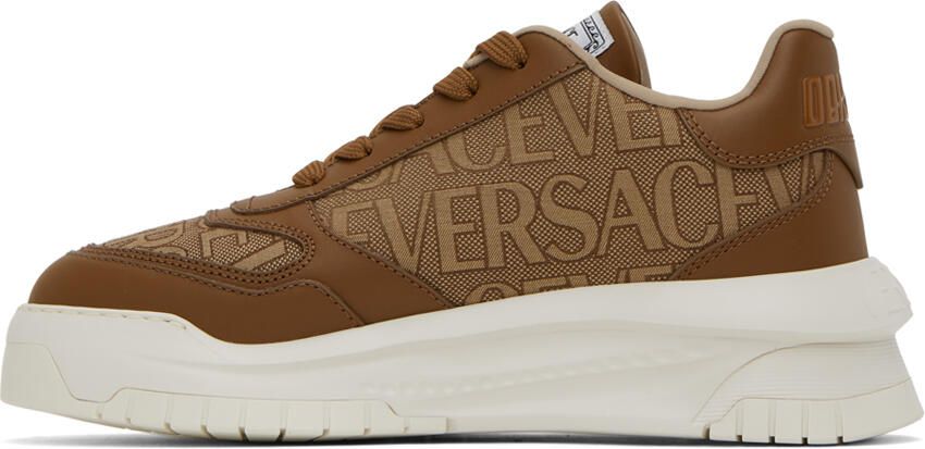 Versace Brown Odissea Sneakers - Picture 3