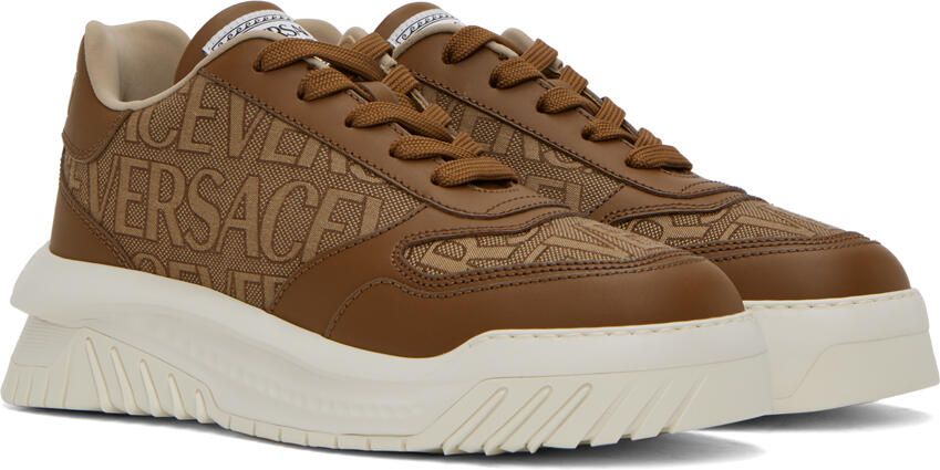 Versace Brown Odissea Sneakers - Picture 2