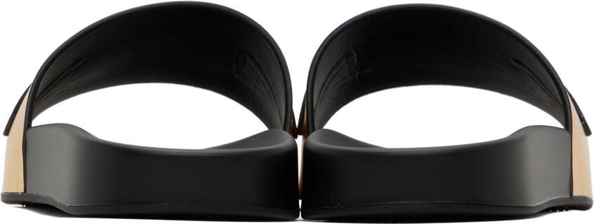 Versace Gold Medusa Biggie Slides