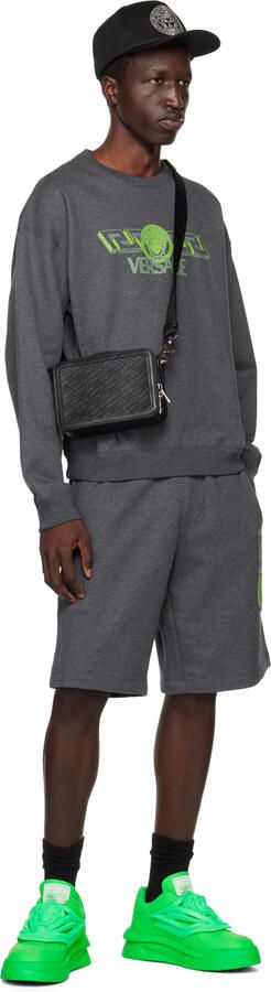 Versace Green Odissea Sneakers - Picture 4