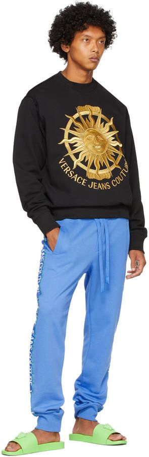 Versace Green Palazzo Slides - Picture 2