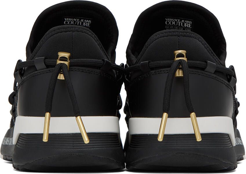 Versace Jeans Couture Black & Gold Dynamic Sneakers