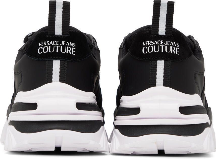 Versace Jeans Couture Black & White New Trail Trek Sneakers